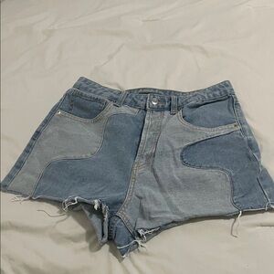 Wild Fable Blue and Gray Jean Shorts